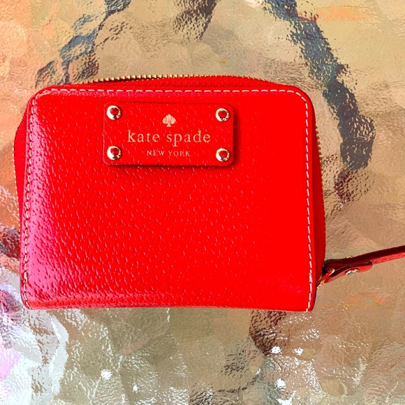 kate spade Handbags - Kate Spade Mini Wallet - Red